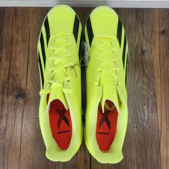 Adidas X Crazyfast Club FxG IG0618 Mens Size 13 Yellow Athletic Soccer Cleats - Picture 7 of 11